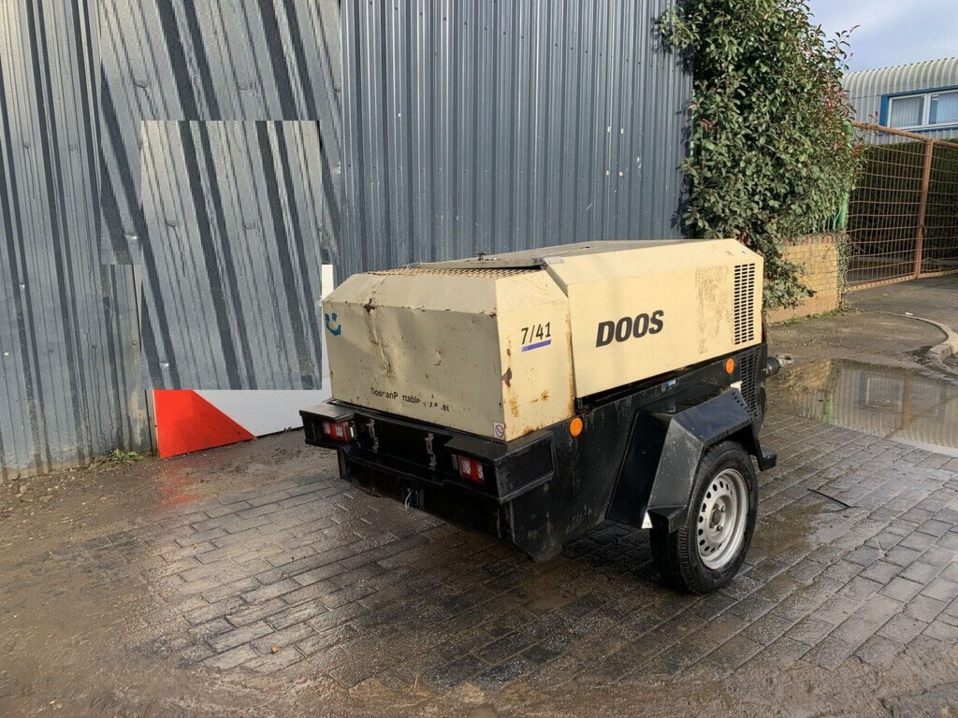 YANMAR BRILLIANCE: 2015 DOOSAN 7/41 COMPRESSOR - 35.0 KW MIGHT - Image 8 of 11