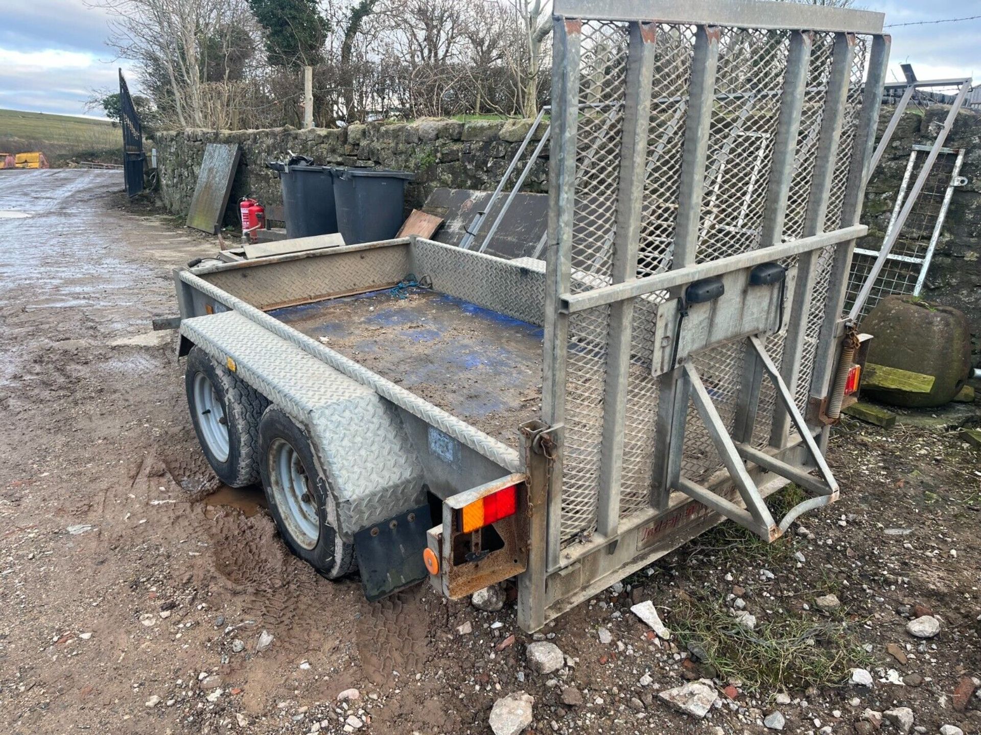 STURDY 8X4 PLANT TRAILER: READY FOR HEAVY DUTY