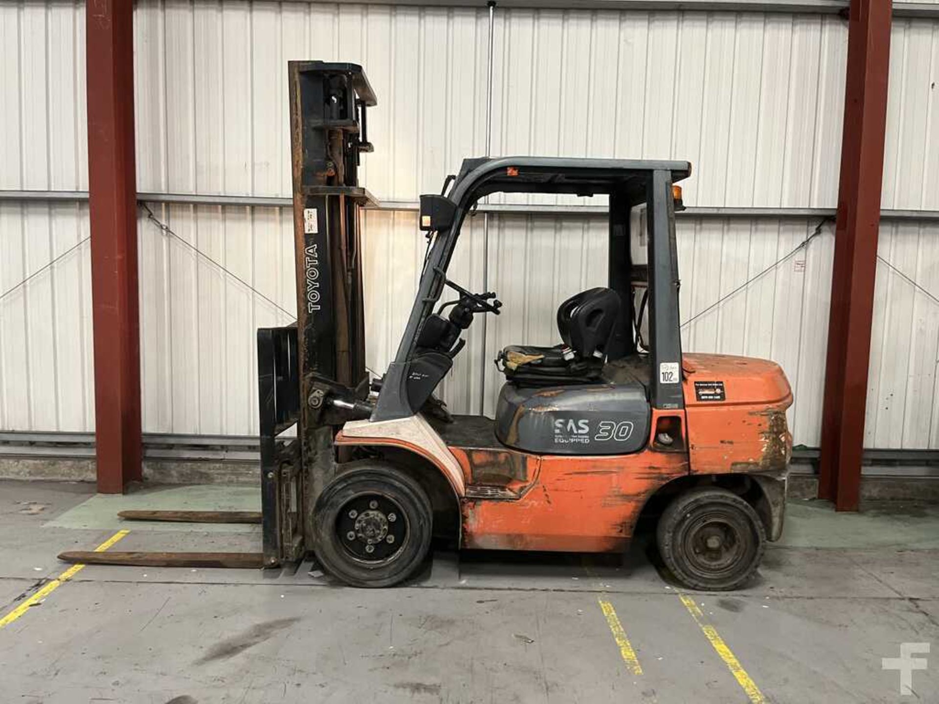 DIESEL FORKLIFTS TOYOTA 62-7FDF30