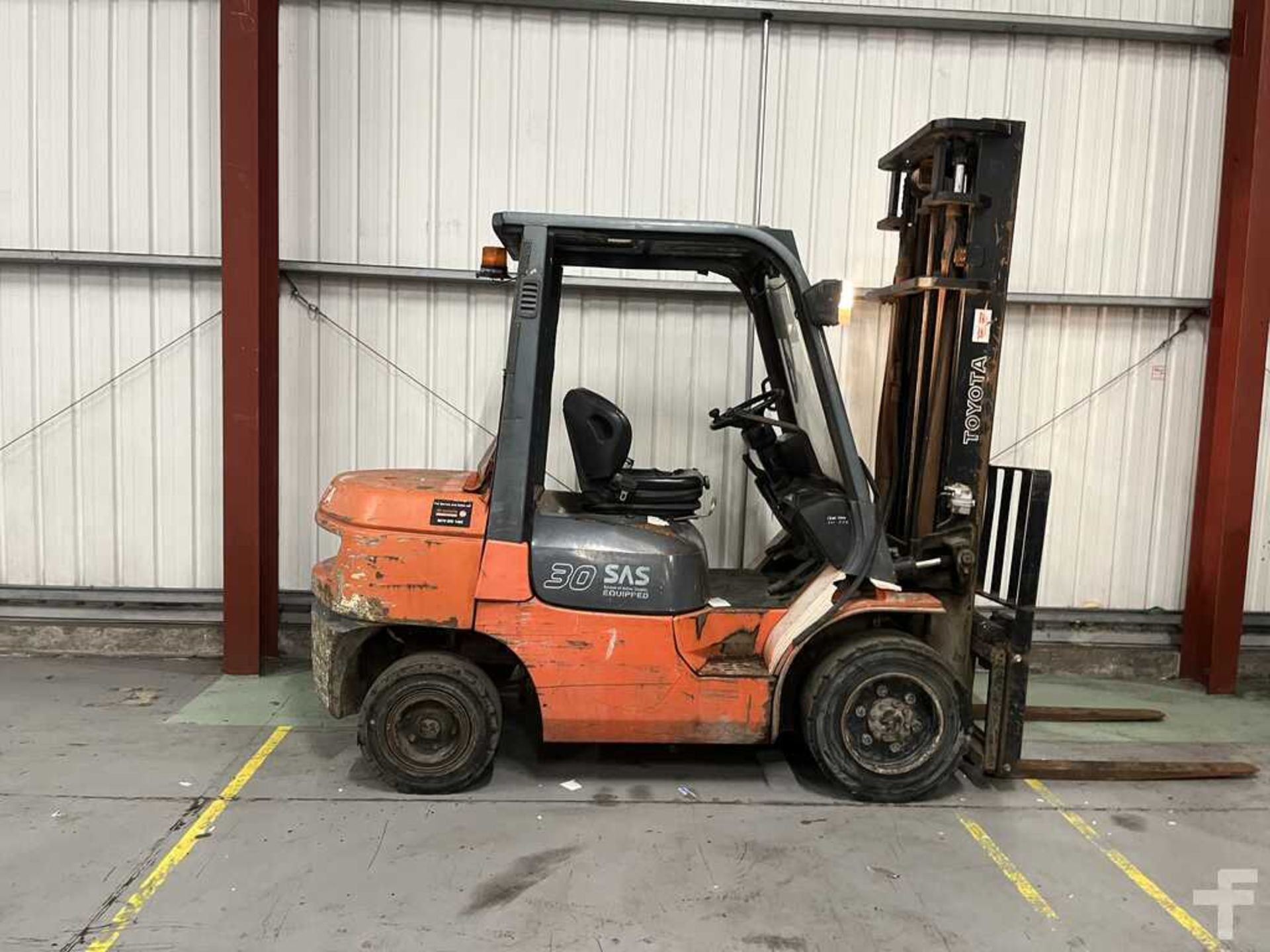 DIESEL FORKLIFTS TOYOTA 62-7FDF30 - Image 5 of 6