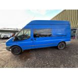 BLUE HIGH TOP CAMPER VAN: HIT THE ROAD IN STYLE AND COMFORT >>--NO VAT ON HAMMER--<<