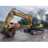 POWER AND PRECISION: 2007 KOMATSU PC210-LC8 DEMOLITION EXCAVATOR