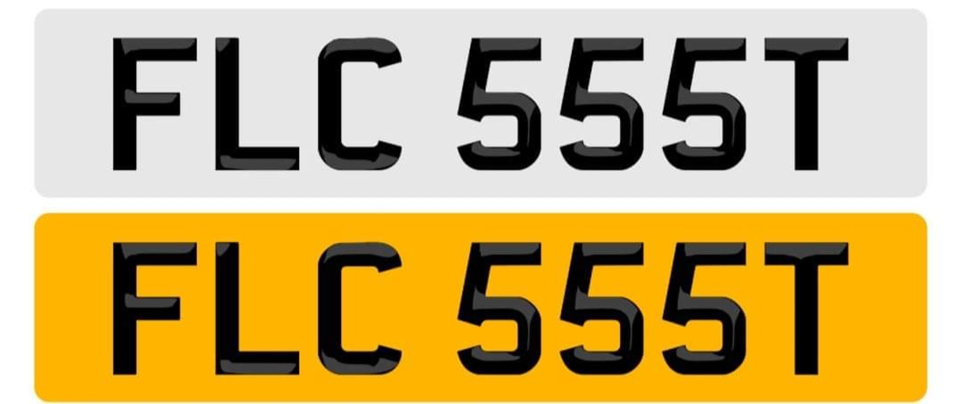 REG PLATE FOR SALE - ON RETENTION - FLC555T