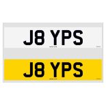 REG PLATE FOR SALE ON RETENTION - J8YPS