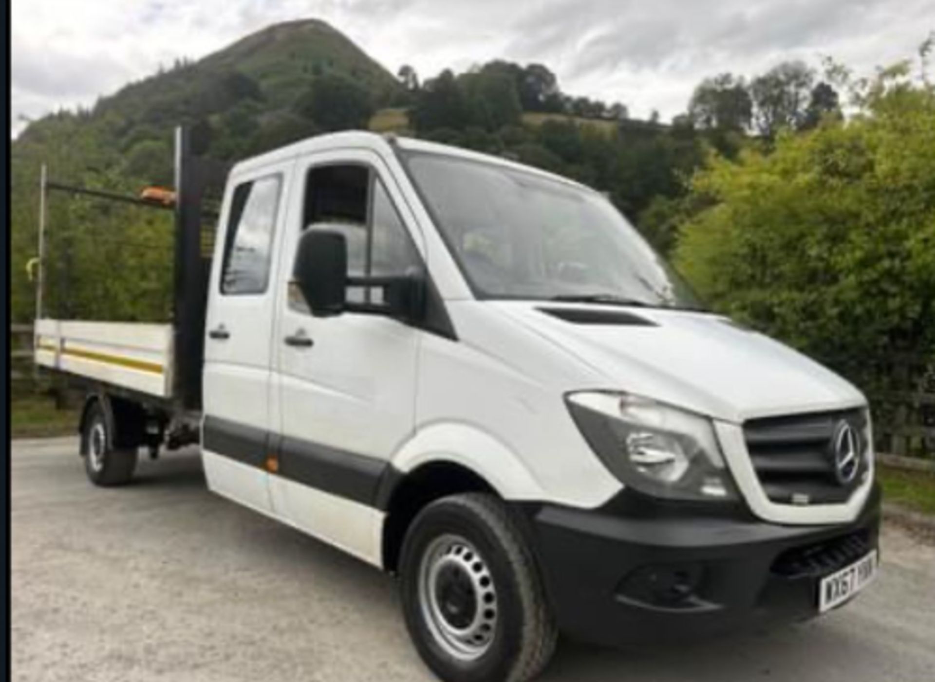 2017 MERCEDES SPRINTER DOUBLE CAB PICKUP TRUCK DROPSIDE BODY 7 SEATER EURO 6 - Image 11 of 11