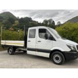 2017 MERCEDES SPRINTER DOUBLE CAB PICKUP TRUCK DROPSIDE BODY 7 SEATER EURO 6