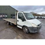 POWERFUL HAULER: 2011 IVECO DAILY 35C15 FLATBED CHASSIS >>--NO VAT ON HAMMER--<<