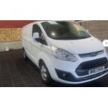PURE EXCELLENCE: FORD TRANSIT CUSTOM LIMITED, EURO 6, CLEAR HPI, 2 KEYS! >>--NO VAT ON HAMMER--<