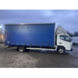 IMPECCABLE 2015 FUSO CANTER: ULEZ CURTAIN SIDER TRUCK