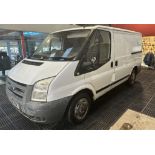 58 PLATE - 112K MILES - EFFICIENT FORD TRANSIT: SOLID WORK COMPANION - NO VAT ON HAMMER