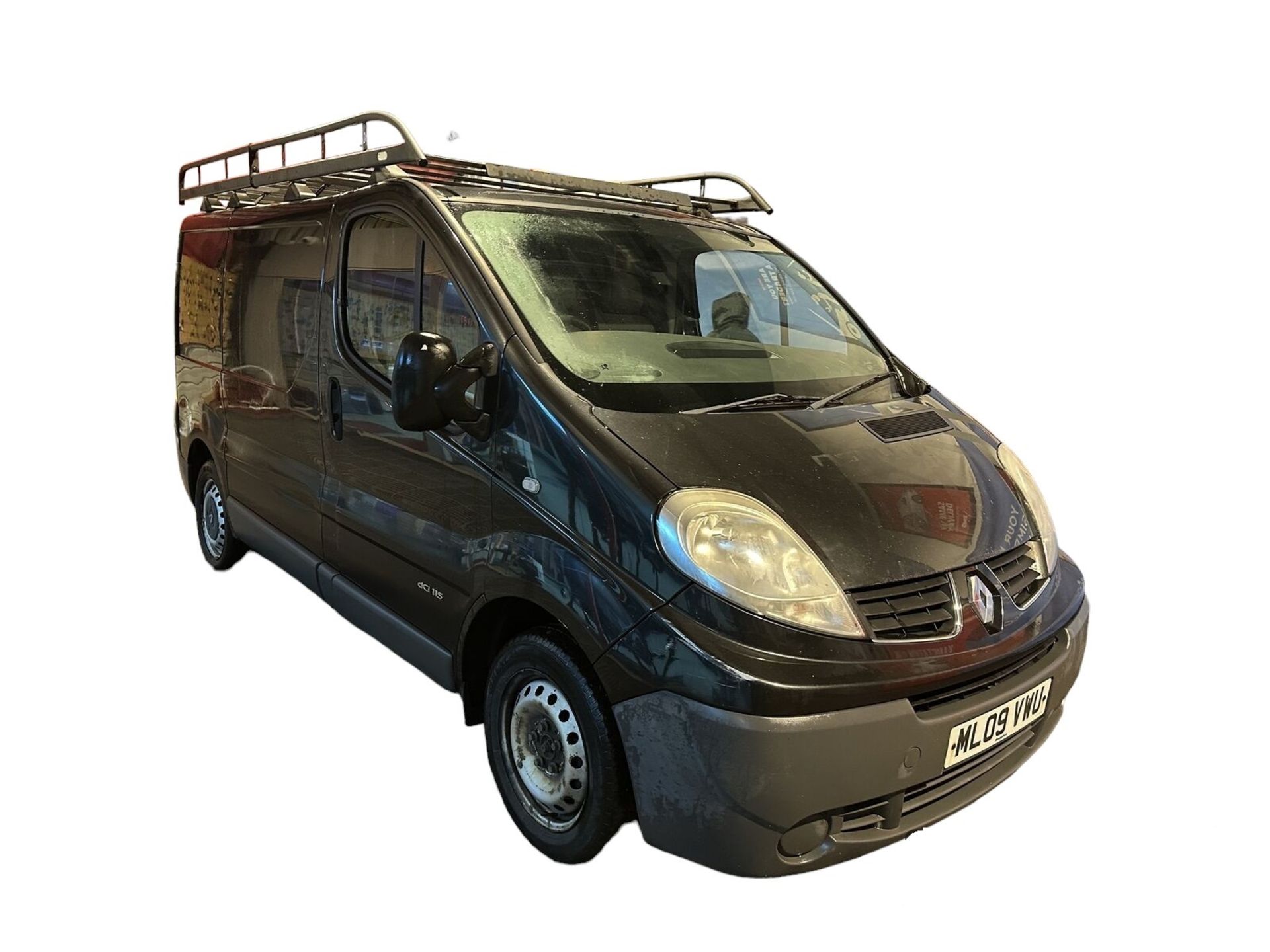 >>--NO VAT ON HAMMER--<< 2009 RENAULT TRAFIC BLACK VAN - METICULOUSLY MAINTAINED