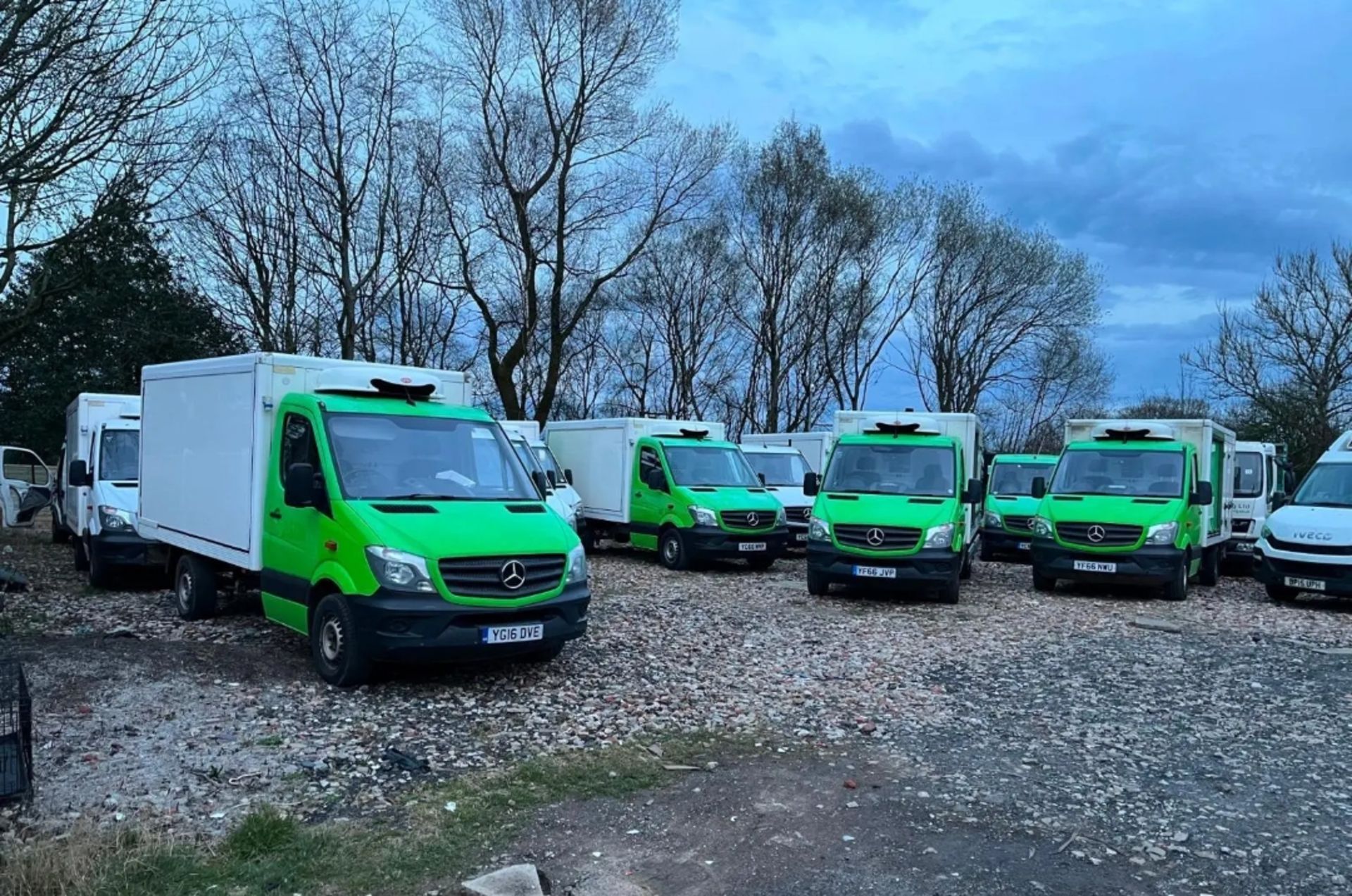 FRIDGE BOX FROM ASDA VAN - CHOICE OF 10 - NO RESERVE - LOADING AVAILABLE - DELIVERY AVAILABLE