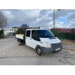 2014 FORD TRANSIT CREWCAB TIPPER - 6-SPEED, ECO-FRIENDLY >>--NO VAT ON HAMMER--<<