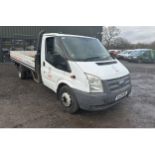 WHITE KNIGHT, FLATBED PLIGHT: 2012 TRANSIT - SPARES OR REPAIRS SPECIA >>--NO VAT ON HAMMER--<<