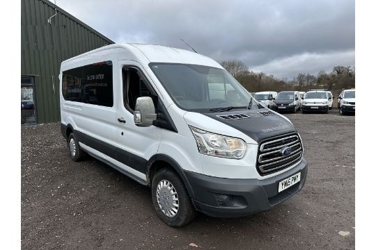 INJECTING NEW LIFE: 2015 FORD TRANSIT 350 L3 CREW VAN, LONG MOT - Image 1 of 19