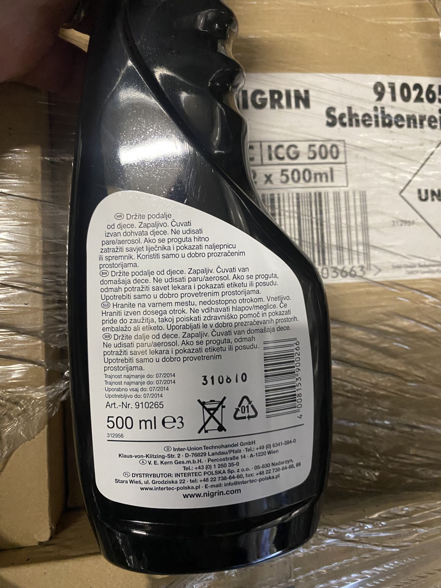 X504 BOTTLES OF WINDSCREEN CLEANER - Image 3 of 3