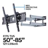 JOBLOT OF 100 X PERFORMANCE RANGE 50-85" CANTILEVER LONG REACH FULL MOTION TV WALL MOUNT