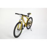 BRAND NEW NEW SPEED 21 GEARS STUNNING SUSPENSION GOLD COLOURED MOUNTAIN BIKE