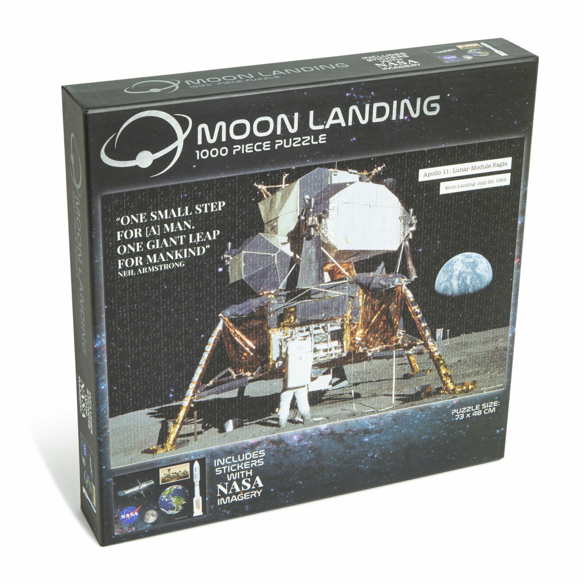 PALLET CONTAINING 80 X GENUINE NASA MOON LANDING 1000 PC PUZZLES