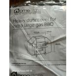 PALLET OF 84 X NEW CHARCOAL COLOUR EXTRA LARGE HEAVY DUTY GAS BBQ COVERS 160 X 63 X 90CM