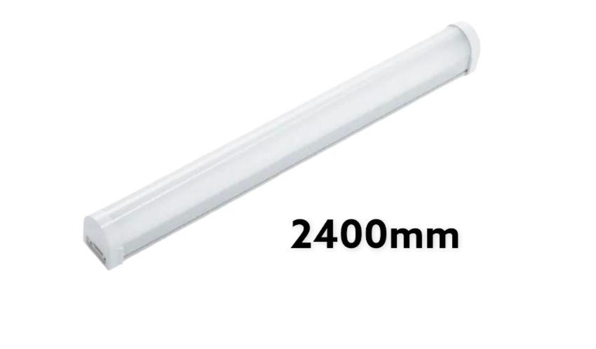 12 X LED BATTENS 2400MM PREMALINK 7700LM WHITE OPAL TRADE VALUE £2500+