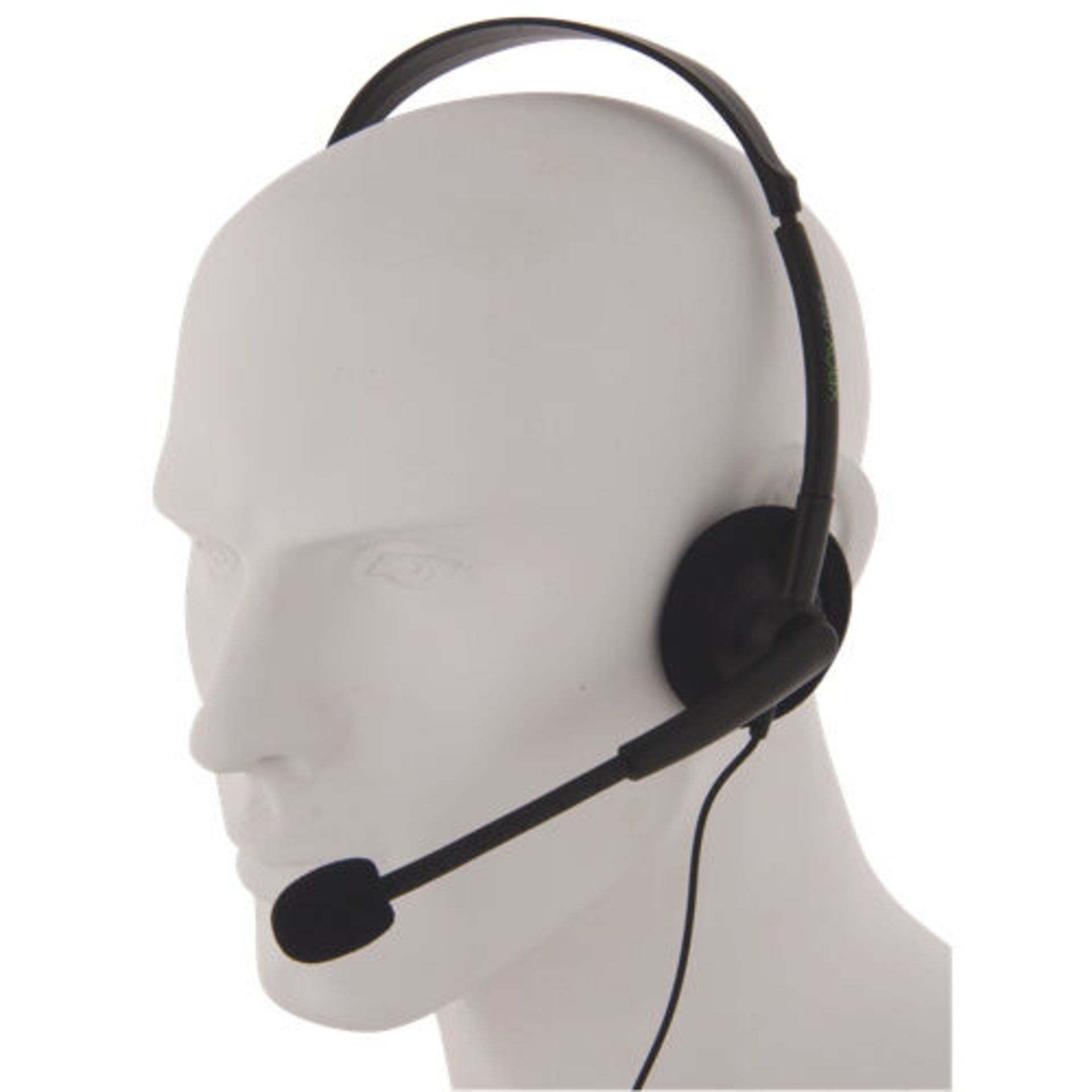 JOBLOT 500 X NEW OFFICIAL XBOX 360 LIVE ONLINE CHAT HEADSET WITH MIC GAMING HEADPHONES 2.5MM AUX - Image 3 of 6