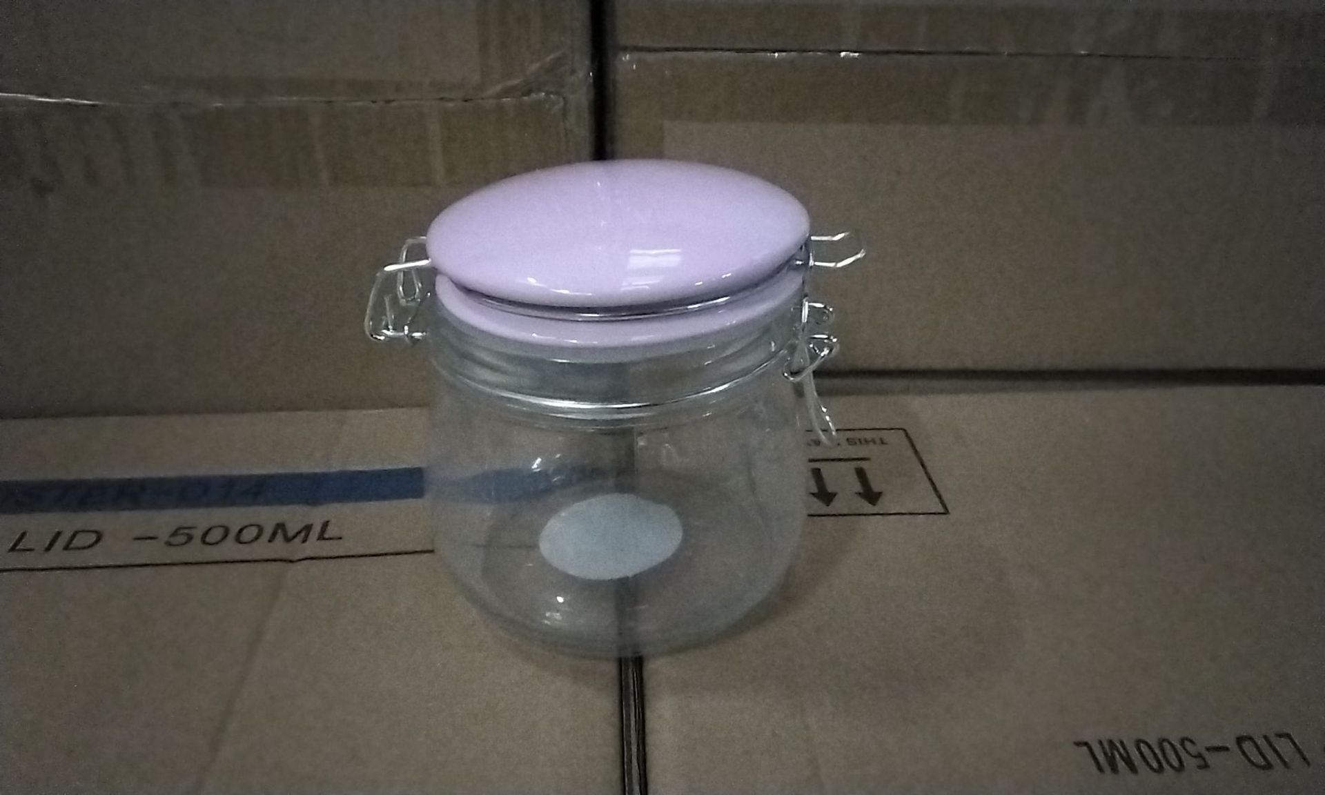 PALLET CONTAINING 720 X 500ML GLASS JARS BRAND NEW