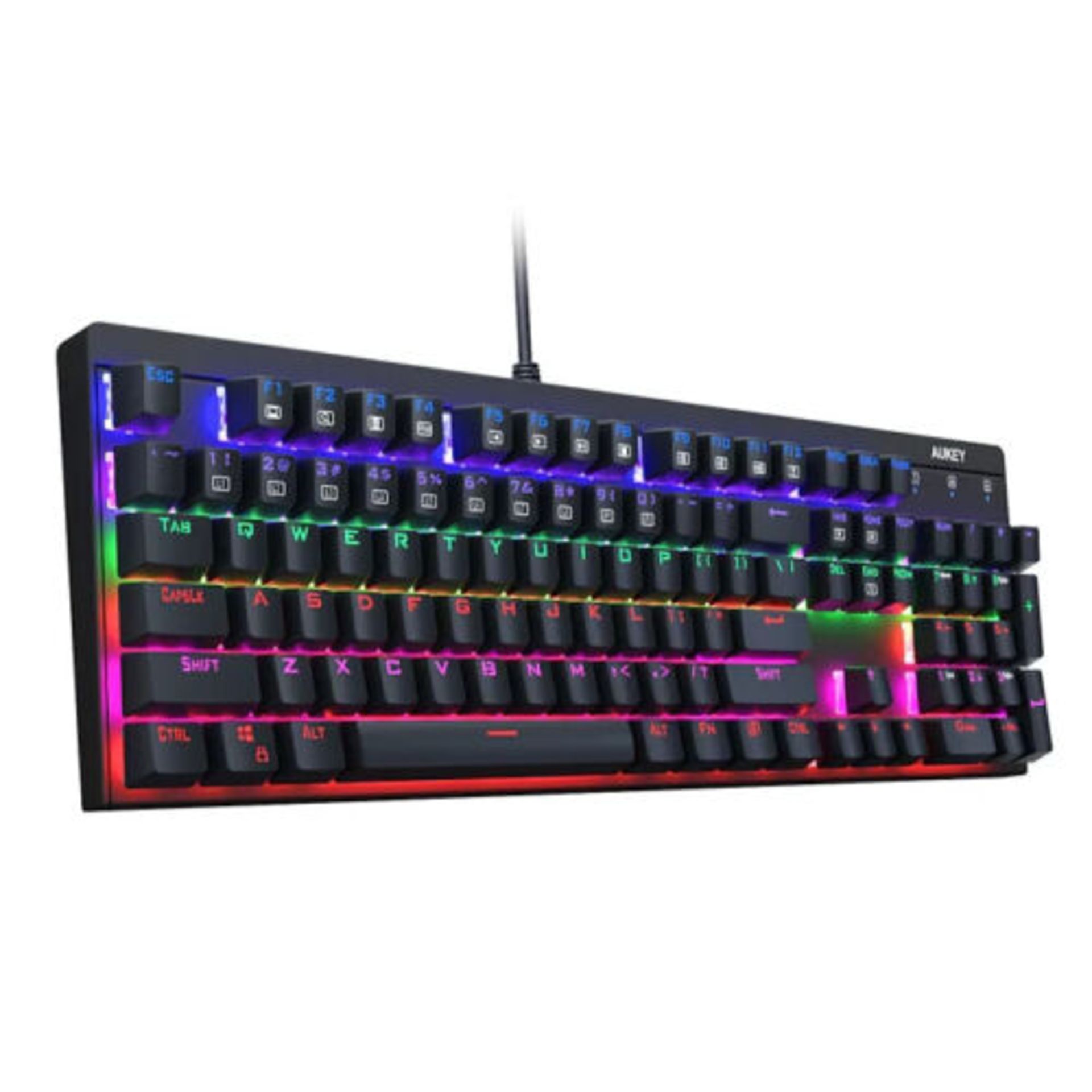 400 X AUKEY KM-G6/G16 WIRED KEYBOARD MECHANICAL FOR WINDOWS GAMING PC 400 PCS