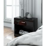 BLACK HIGH GLOSS BEDSIDES