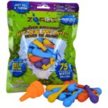 400 X PACKS OF 75 ZORBZ WATER BALLOONS SELF SEAL