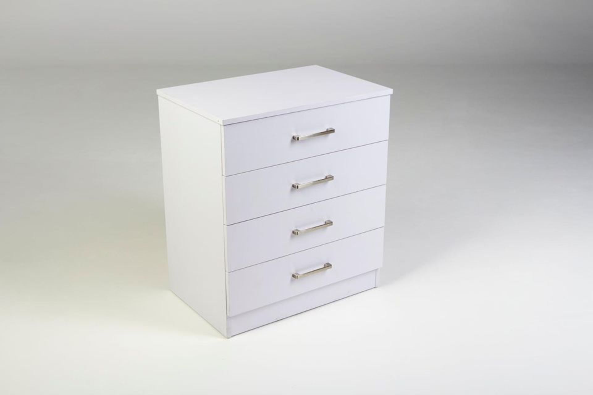 WHITE COLOURED 4 DRAWER CHEST