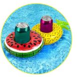 JOBLOT 5,080 X WATERMELON AND PINEAPPLE INFLATABLE DRINKS HOLDER