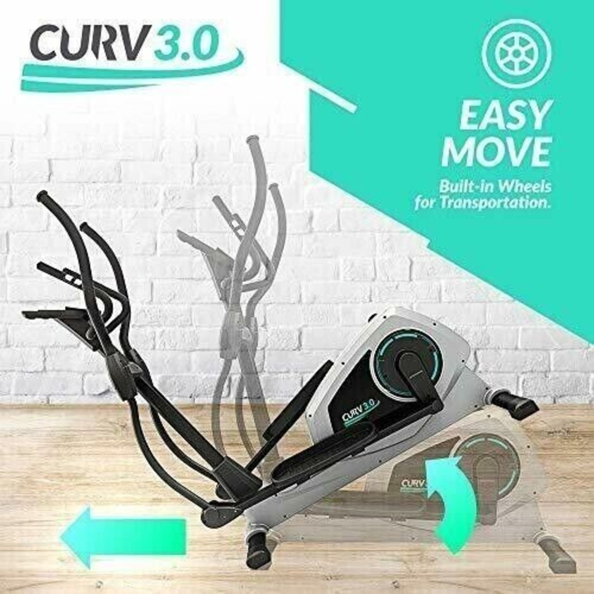 BLUEFIN FITNESS CURV 3.0 ELLIPTICAL AIR-WALKER CROSS TRAINER AND STEP MACHINE RRP £749.00 - Image 2 of 4