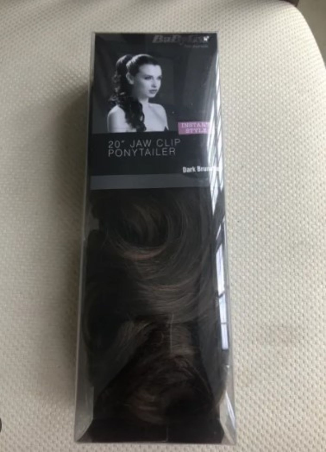 1224 X NEW BABYLISS GOLDEN BROWN 20" PONYTAIL JAW