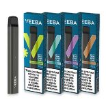 2600 X VEEBA DISPOSABLE 600 PUFF VAPE PENS - MIX OF 4 FLAVOURS - EXP OCT 2024 - OVER 18 ONLY!