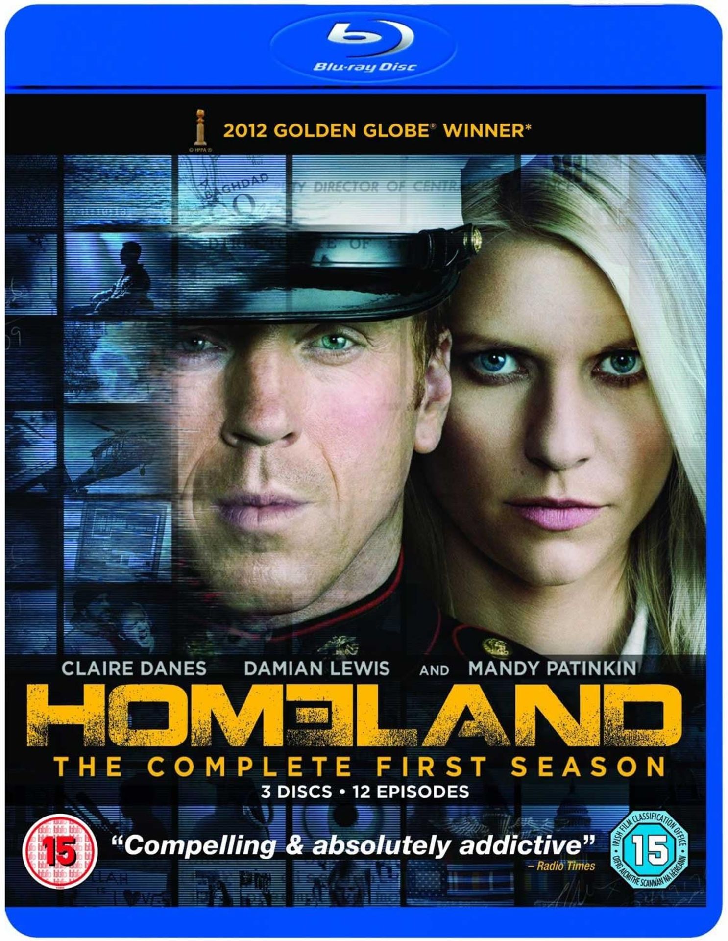 400 X HOMELAND COMPLETE FIRST SEASON BLU RAY