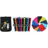 424 UNITS - CAR KEY SIGNAL BLOCKER POUCH – ASSORTED COLOURS