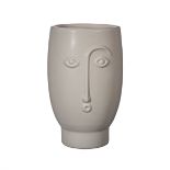 60 X NEW S&B FACE VASE MATT GREY