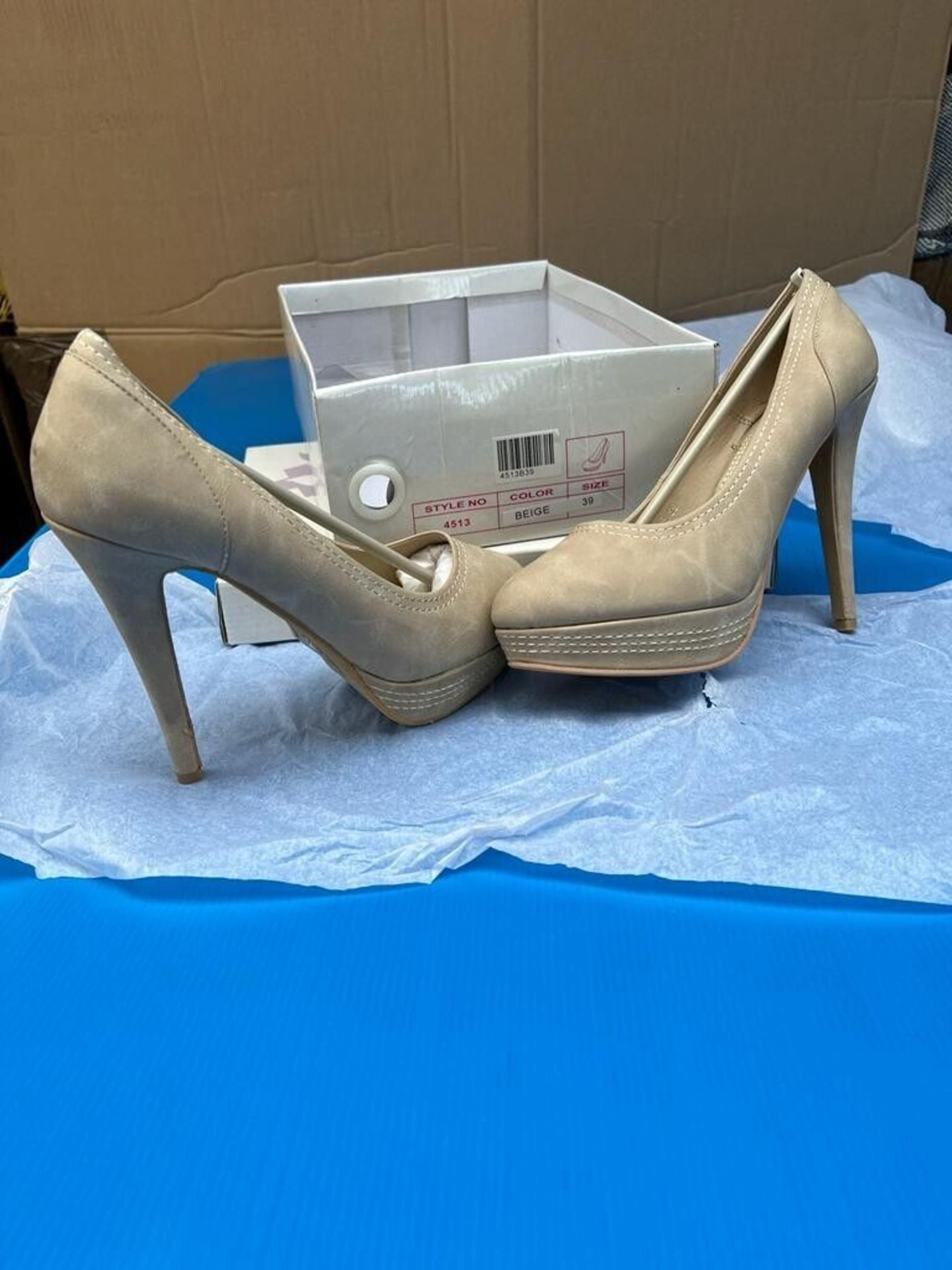 X100 BRAND NEW PAIRS WOMENS HIGH HEELS - MIXED STYLES AND SIZES RRP £3000 - Bild 4 aus 13