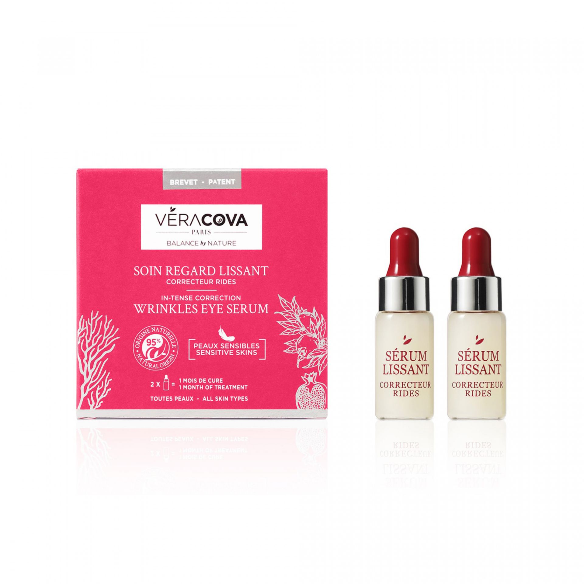 868 X NEW VERACOVA WRINKLES EYE SERUM CORRECTION 2X5ML - Bild 2 aus 2