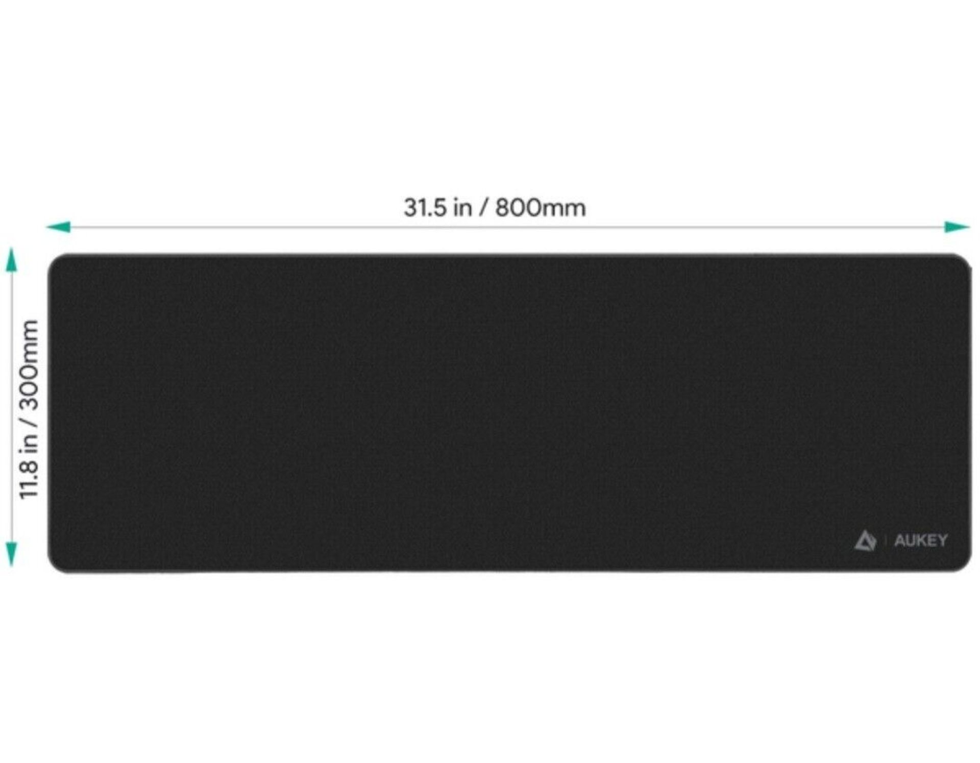 870 X AUKEY KM-P2 MOUSE PAD BLACK 800 X 300 X 4 - LARGE - Bild 2 aus 7