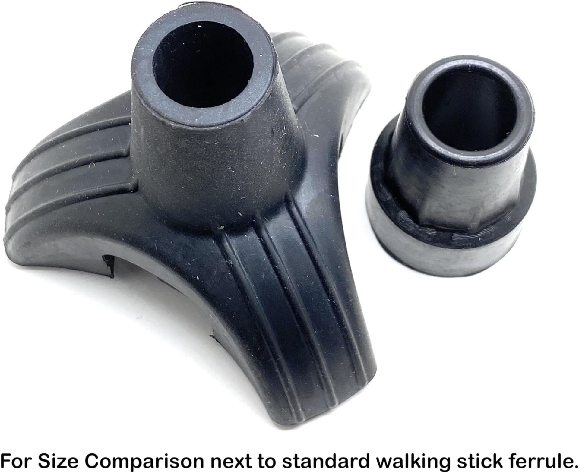 3,370 X NEW WALKING STICK STABILITY TIP - BLACK - Image 2 of 3