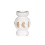 1875 X NEW S&B MOON PHASES CANDLE HOLDER WHITE