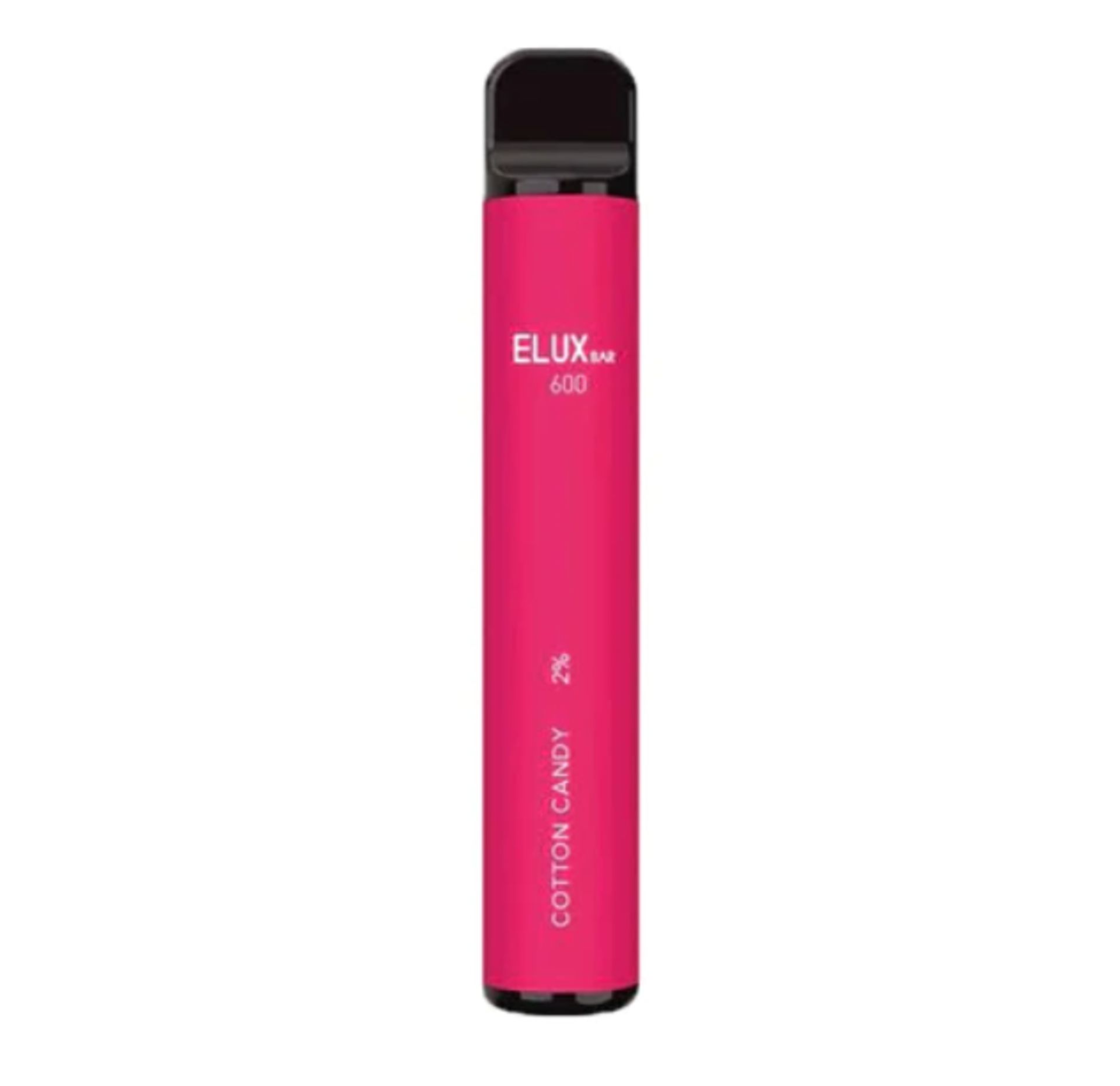 50 X ELUX BAR 600 PUFF DISPOSABLE - 20MG - COTTON CANDY - ELUXBAR600K-CC