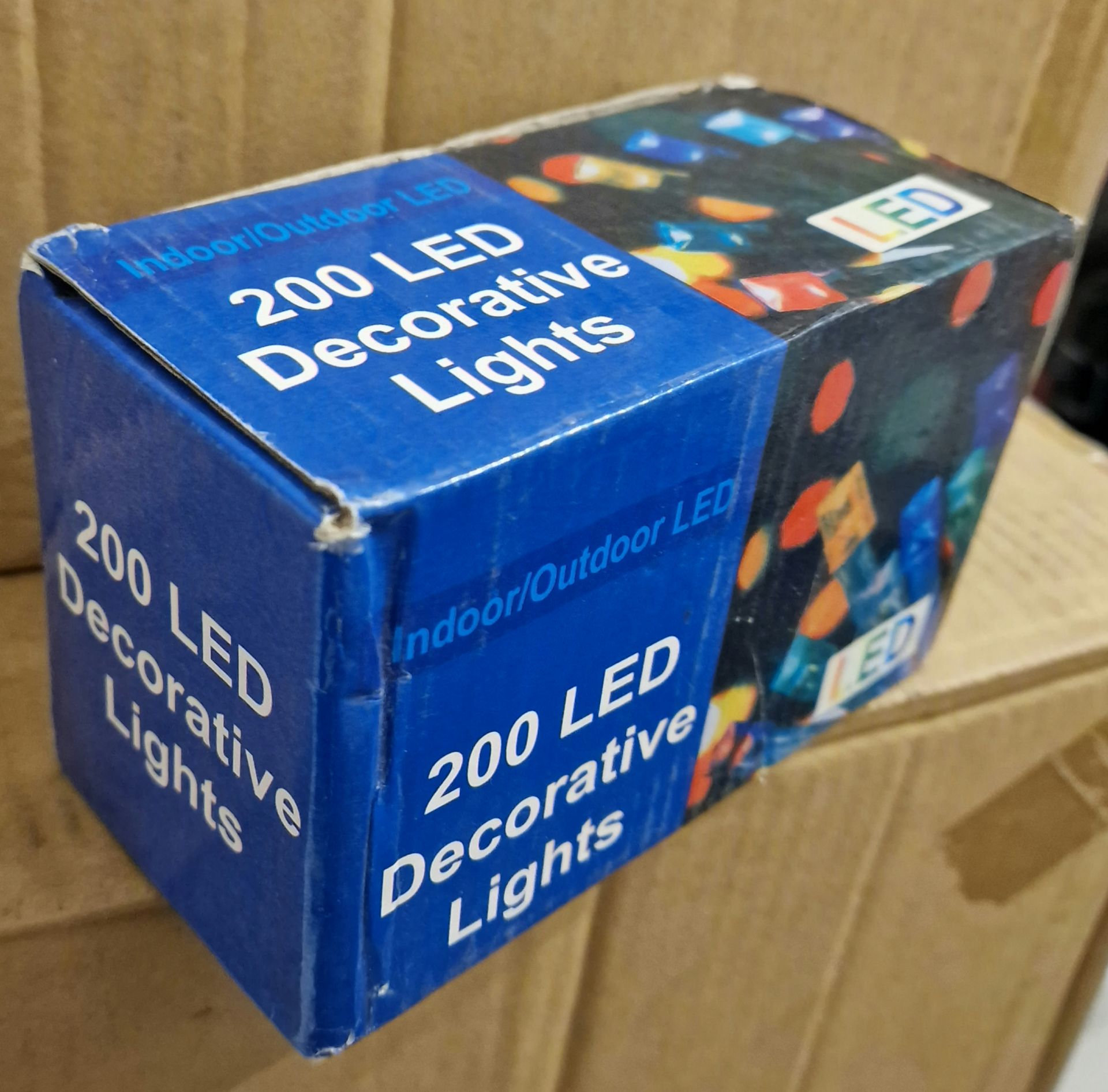 JOBLOT 8 X NO VAT - 200 LIGHT LED DECORATIVE CHRISTMAS LIGHTS - MULTI COLOURED ELECTRIC - Image 2 of 4