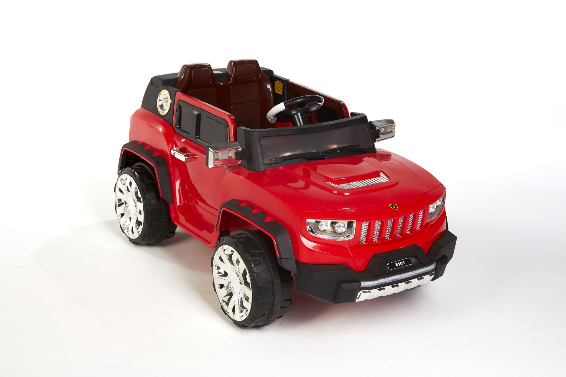 RED 4X4 KIDS ELECTRIC RIDE ON JEEP WITH REMOTE - Bild 4 aus 13
