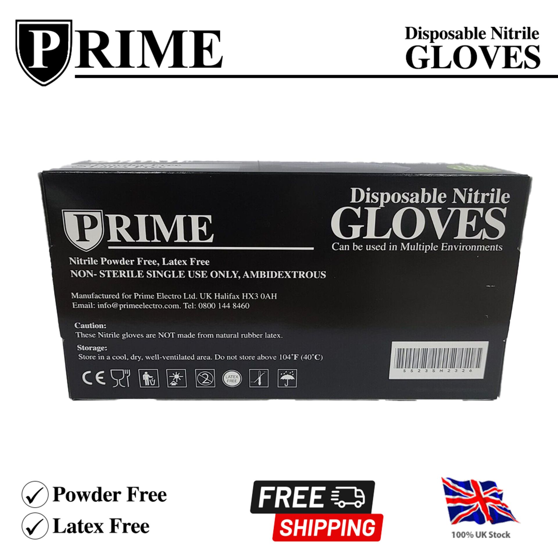 100 BOXES X BLACK NITRILE GLOVES POWDER FREE / LATEX FREE 100 BOXED RRP £1100 - Bild 2 aus 4