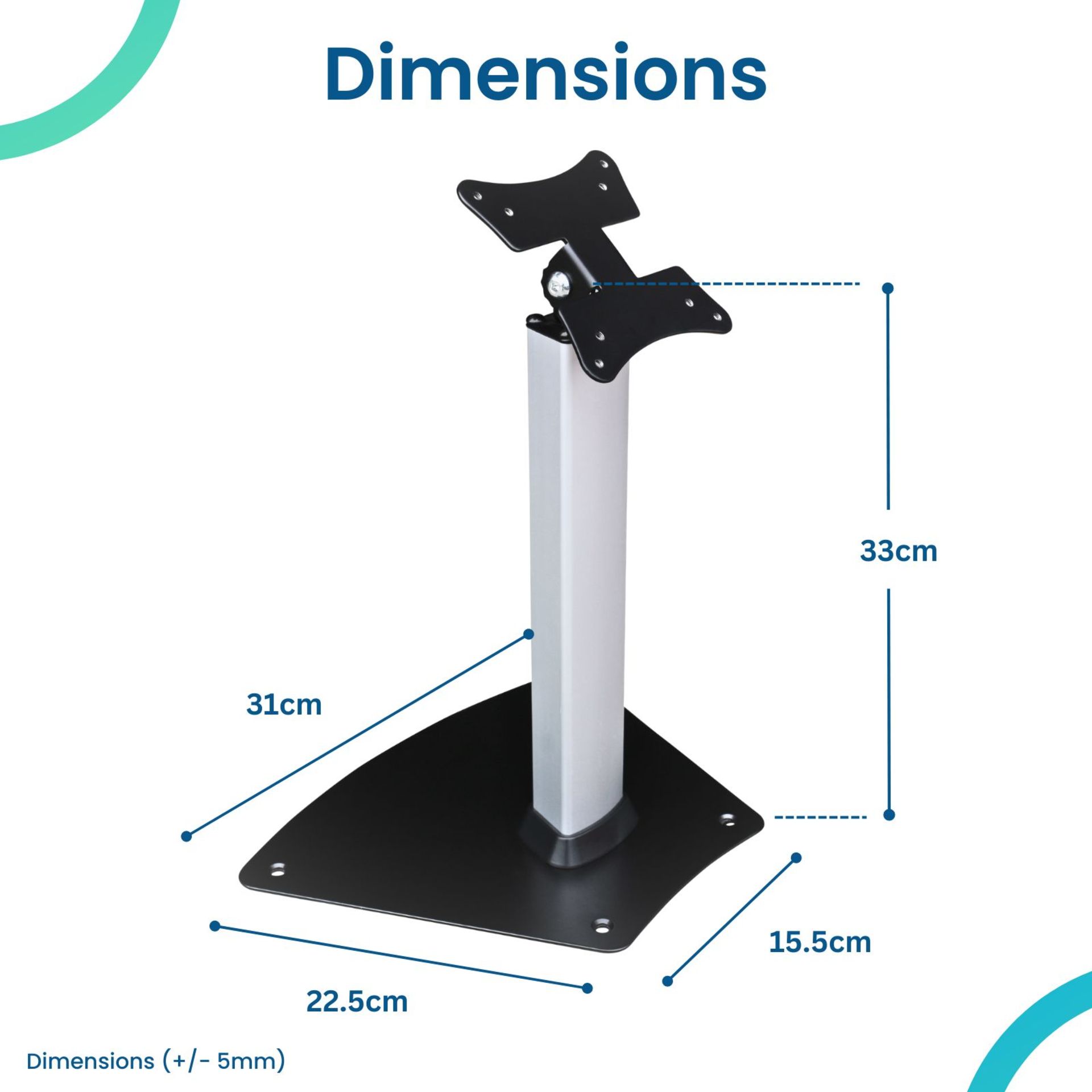 90 X MONITOR / SCREEN VESA COUNTER STANDS - RRP £4000+ - Image 6 of 6