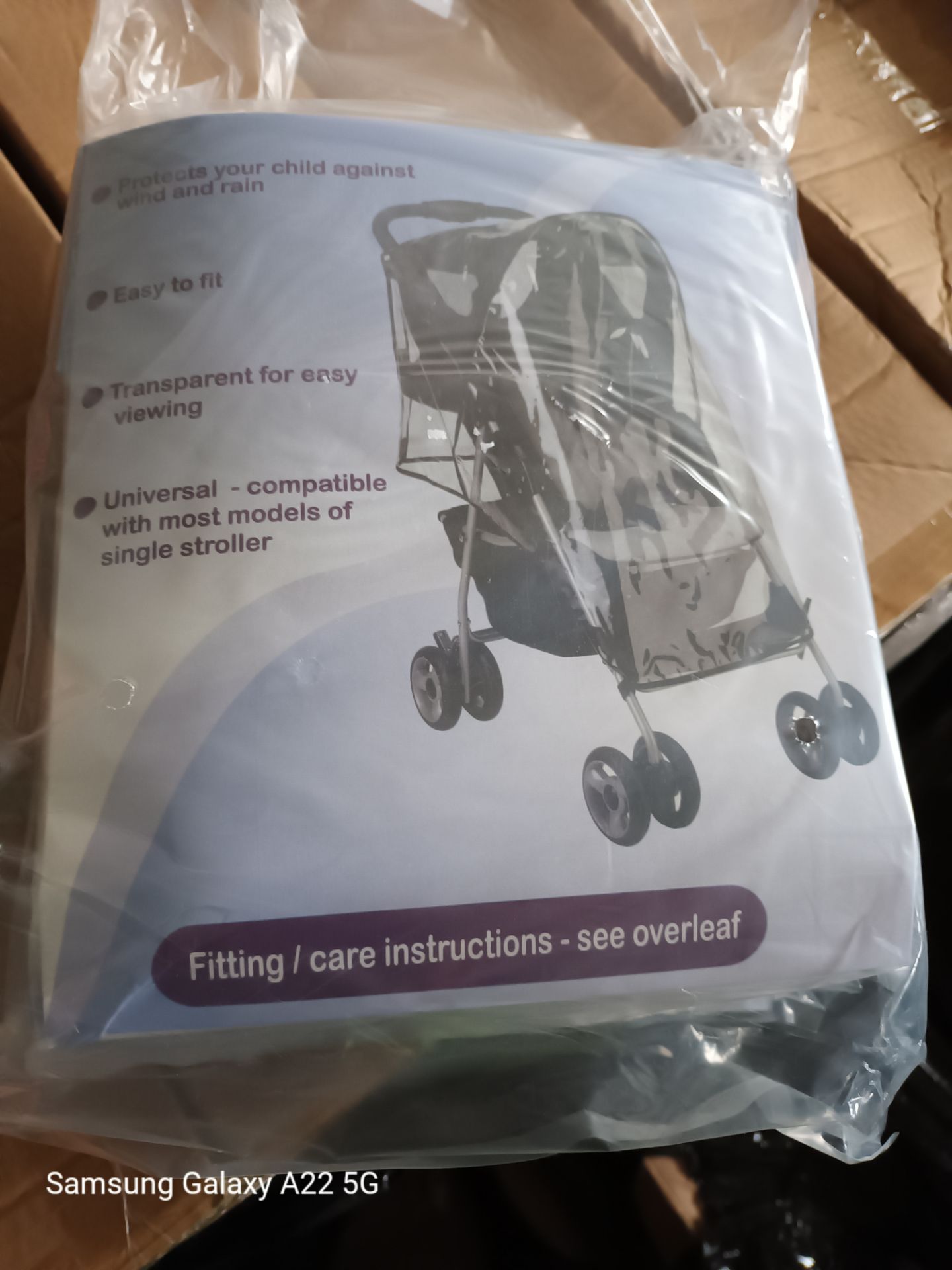 100 X UNIVERSAL PRAM RAINCOVERS