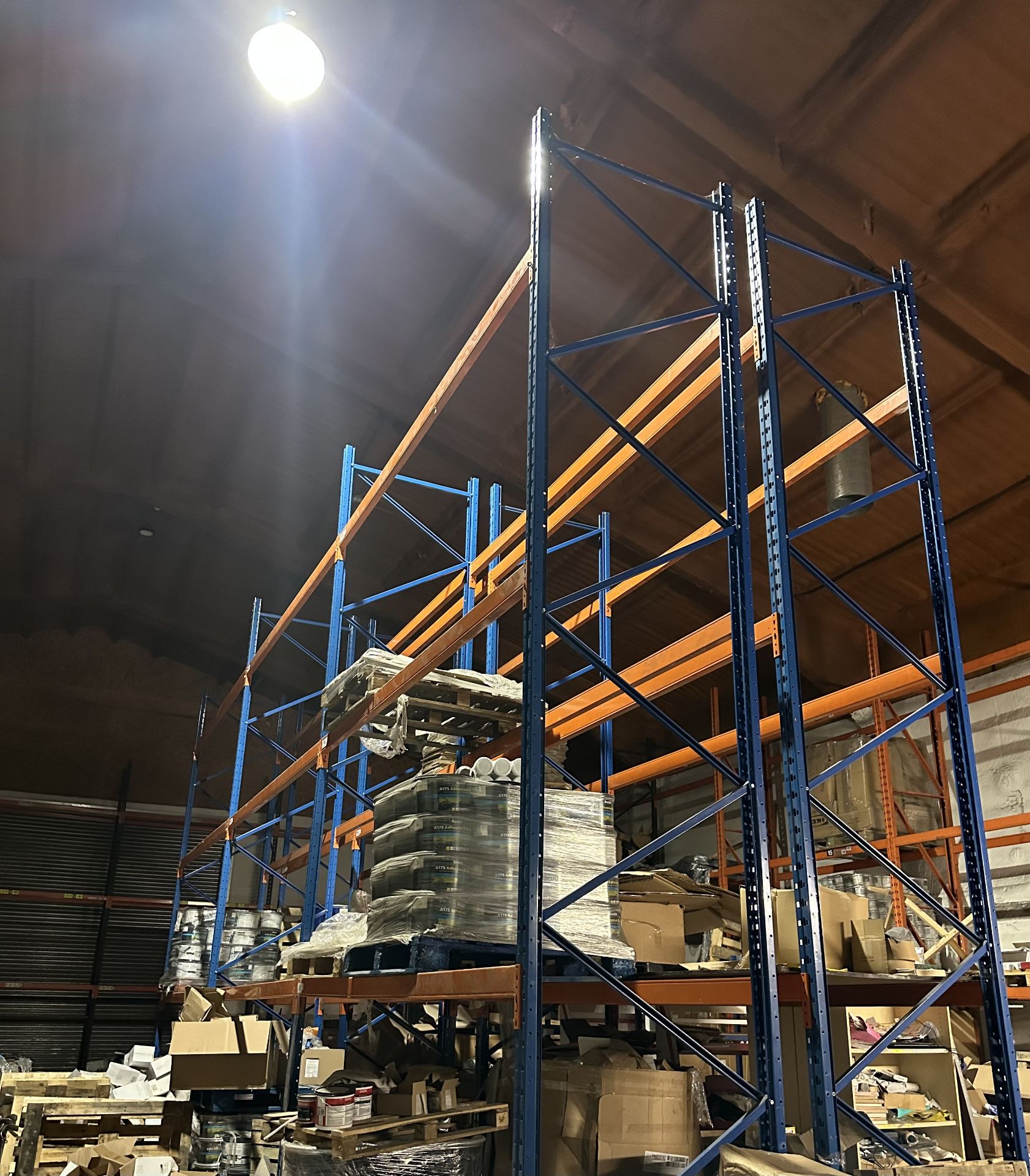 WAREHOUSE RACKING JOB LOT 6M HIGH 8 UPRIGHTS 36 BEAMS - Image 3 of 3